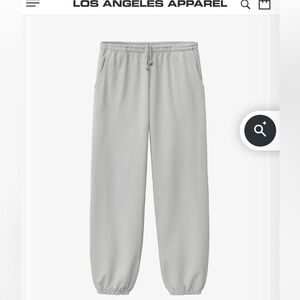 Los Angeles Apparel Light Gray Joggers